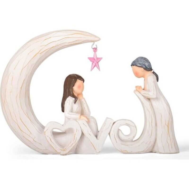 Sentimental Mother's Day Gift: Daughter and Mother Statue - 59% Discount
