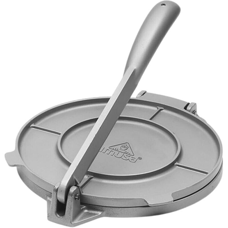 IMUSA USA 8-in. Aluminum Tortilla Press - Perfect for Homemade Tortillas