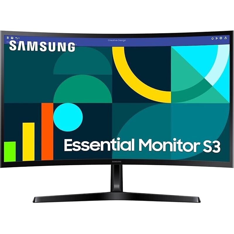 Immersive Samsung Essential S36GD 27-inch FHD Curved Monitor