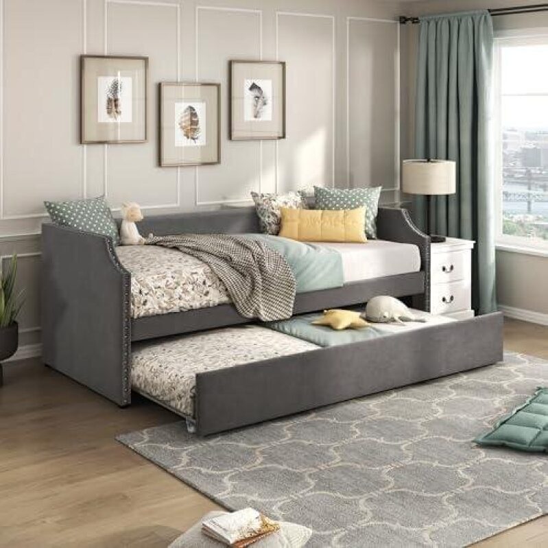 Deep Gray Daybed with Trundle - 14% Discount