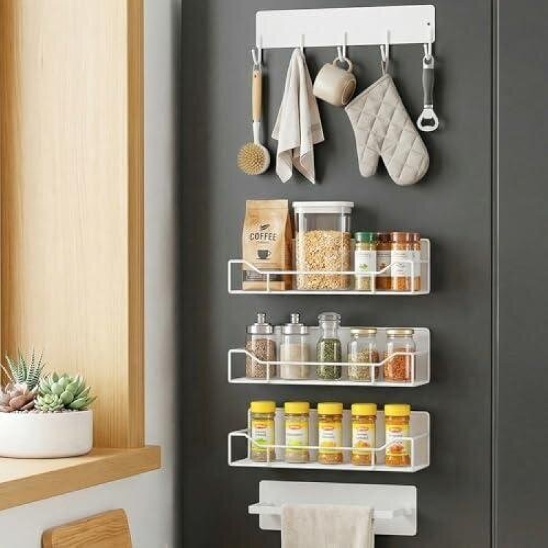 Magnetic Spice Racks - 50% Off, Enhance Your Kitchen Storage