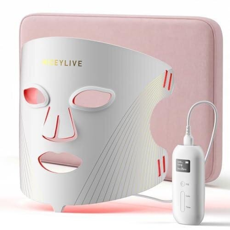 432 LED Red Light Mask with 3 Wavelengths - 58% Discount