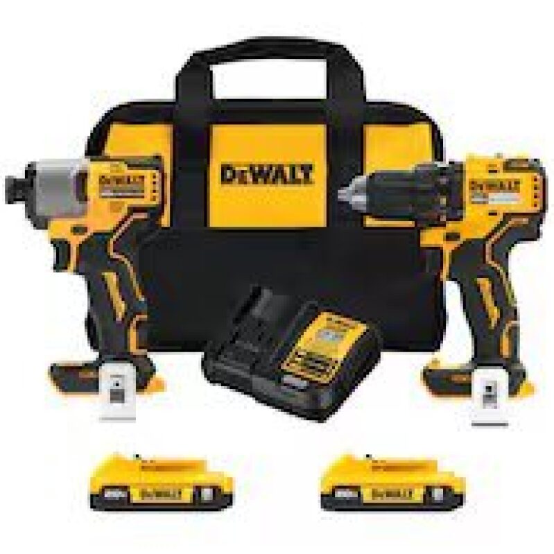 DeWalt 20V Max 2-Tool Brushless Power Tool Combo Kit w/Soft Case