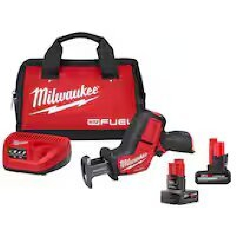 Milwaukee M12 FUEL 12V HACKZALL Reciprocating Saw Kit w/Battery