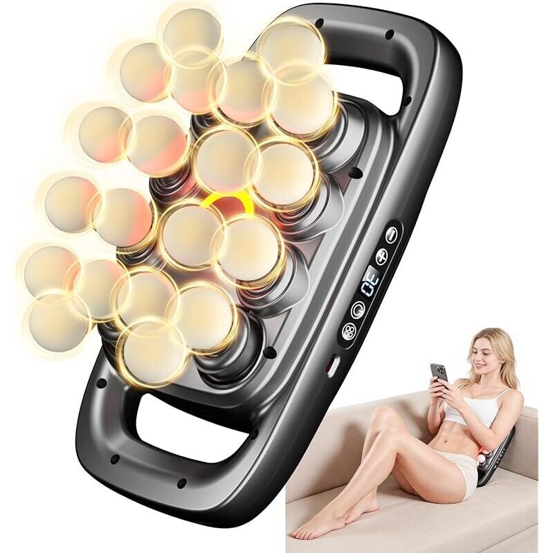 20-Head Deep Tissue Massage Gun for Targeted Muscle Relief