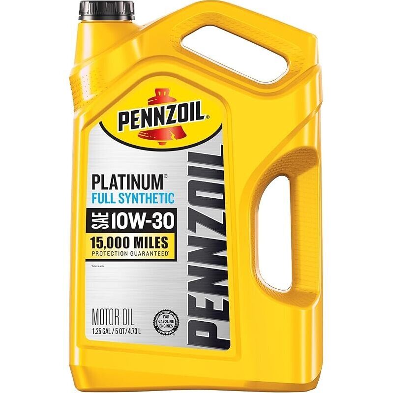 Pennzoil Platinum Full Synthetic 10W-30 Motor Oil - 5 Quart