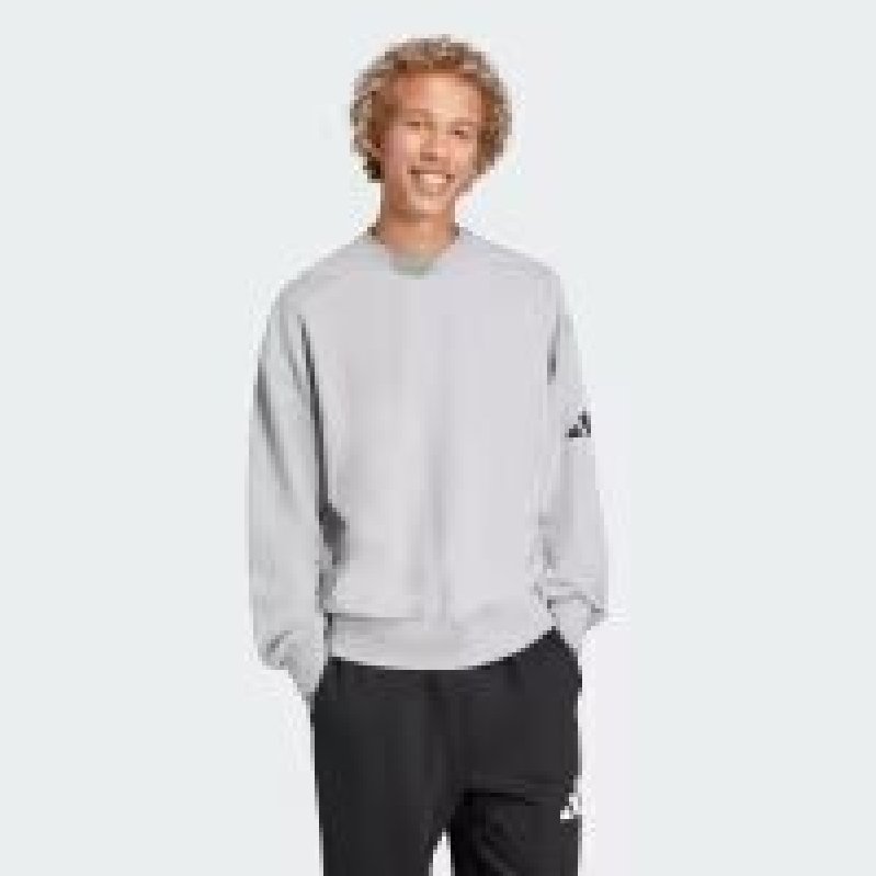 Adidas Men's Essentials Loose Fit 3 Bar Logo Sweatshirt - Ultimate Comfort