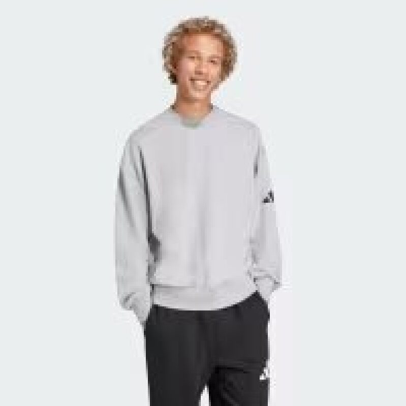 Adidas Men's Essentials Loose Fit 3 Bar Logo Sweatshirt - Ultimate Comfort