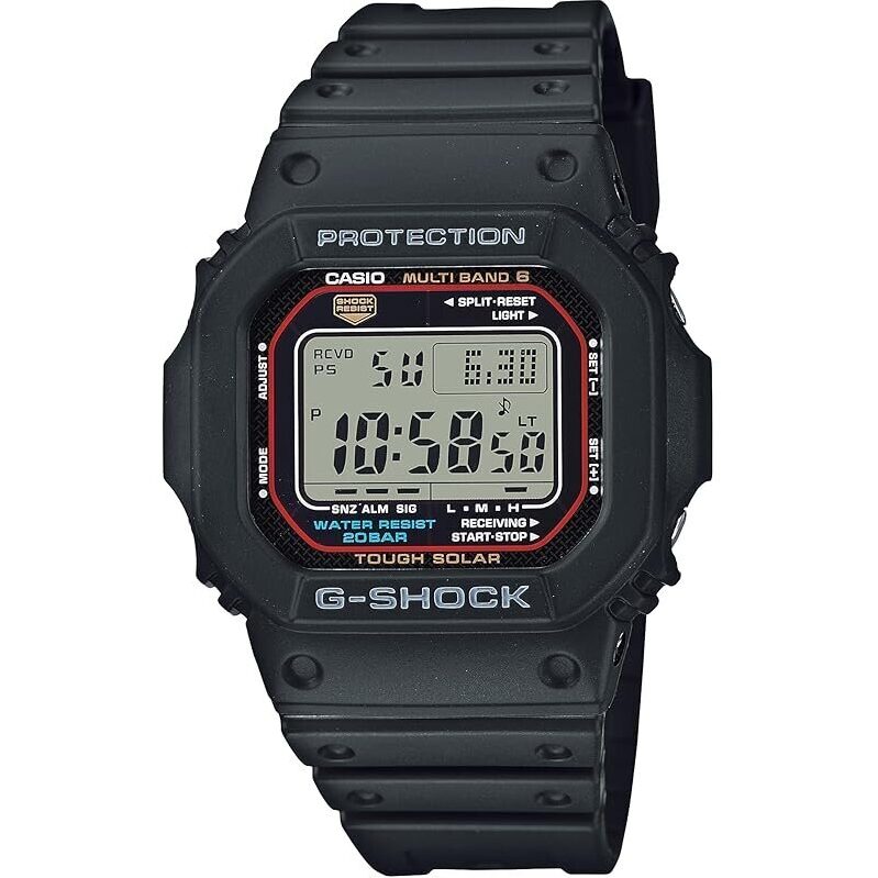 Reliable Casio G-Shock GW-M5610U-1 Solar Watch - Tough, Durable, and Smart