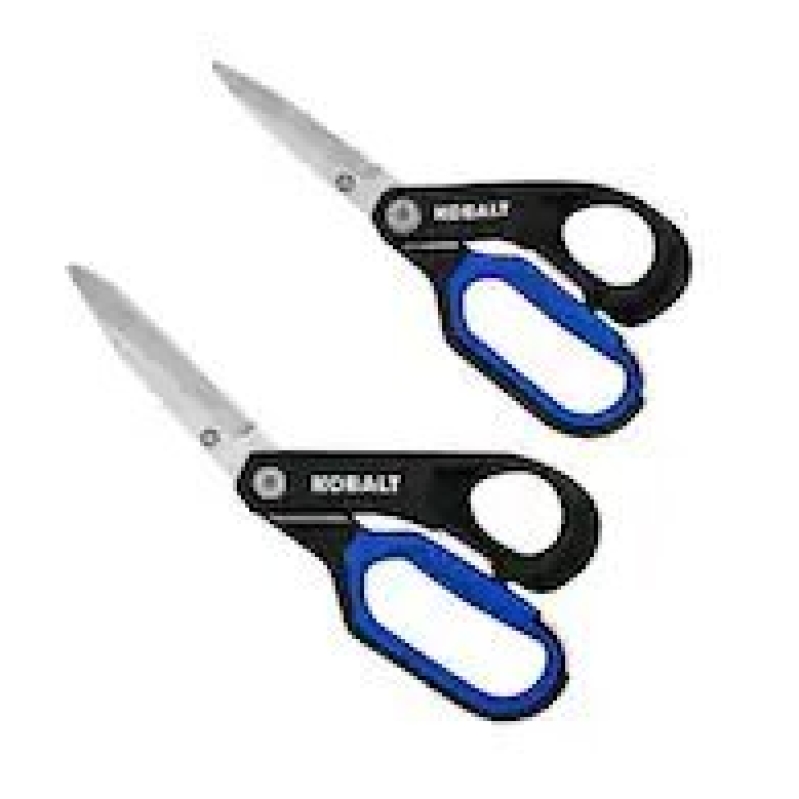 Kobalt Stainless Steel 2pc Heavy-Duty Scissors Set
