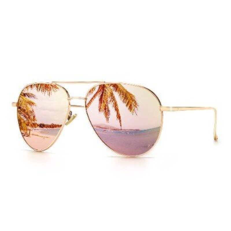 SUNGAIT Women's Lightweight Oversized Aviator Sunglasses