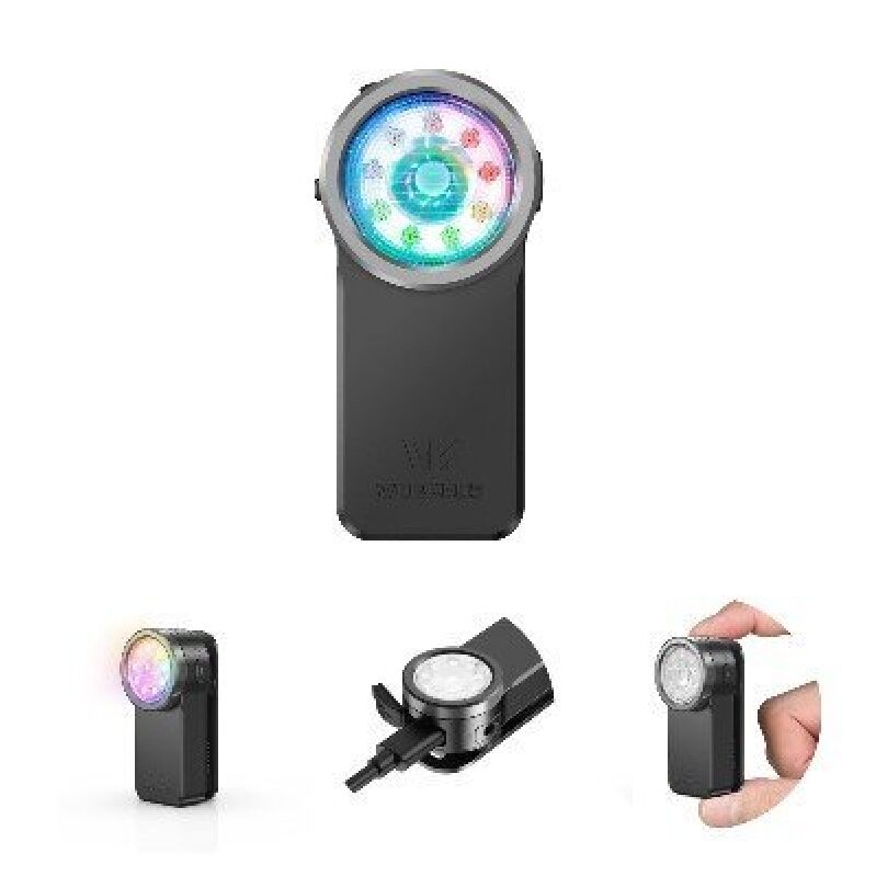 High Lumen Rechargeable Clip Light with Multi-Color Modes