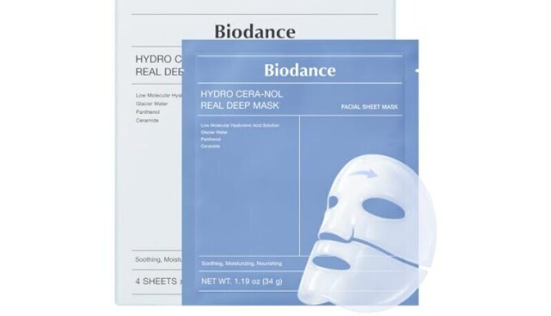 Biodance Hydro Cera-nol Real Deep Mask - Hydrating Overnight Hydrogel Face Mask