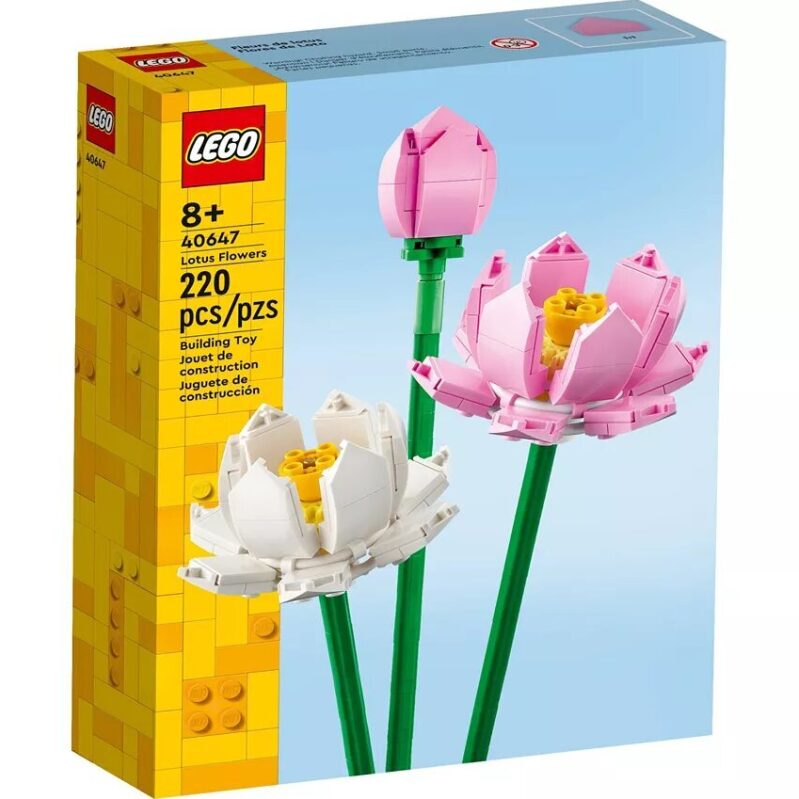 LEGO Lotus Flowers 40647: Aesthetic Room Décor & Mindful Building