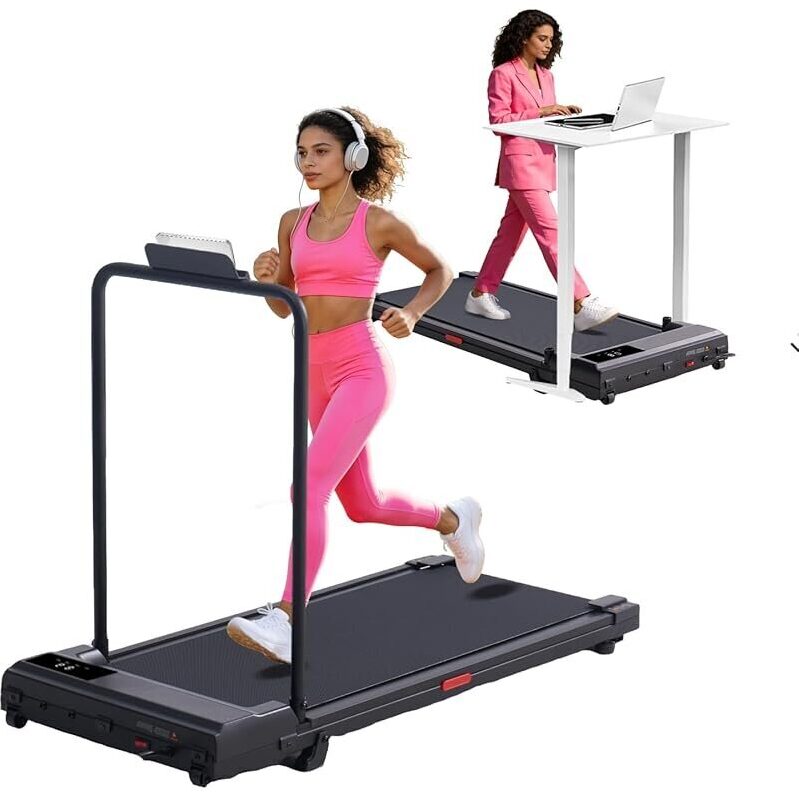HevGlrm 3.0HP Under Desk Treadmill - Compact, Efficient Home Workout Solution