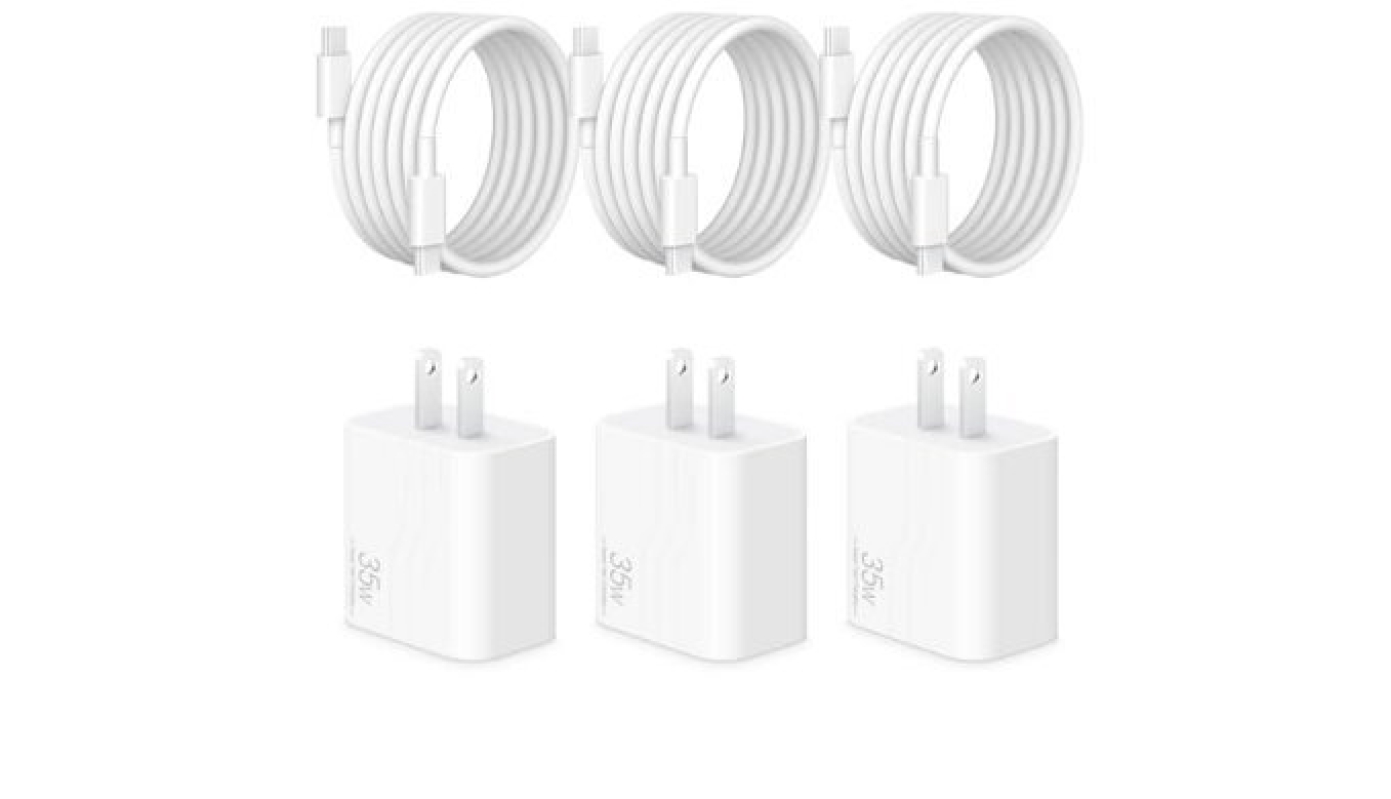 GUUSMART 35W Type C Fast Charger - 3-Pack for iPhone 17, 16, 15 Series