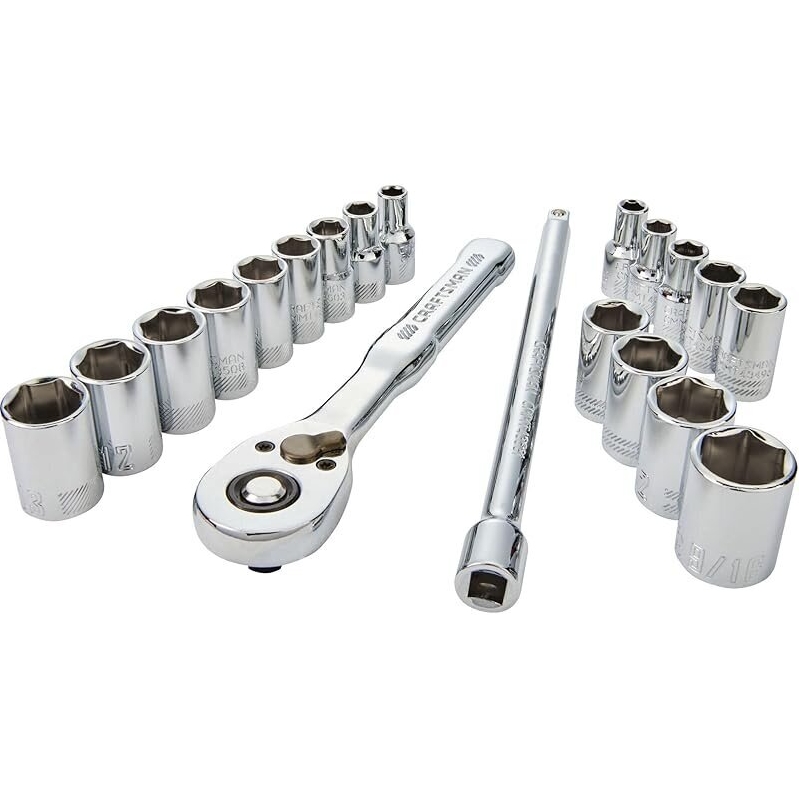 20-Piece Mechanics Tool Set for Automotive and DIY Repairs