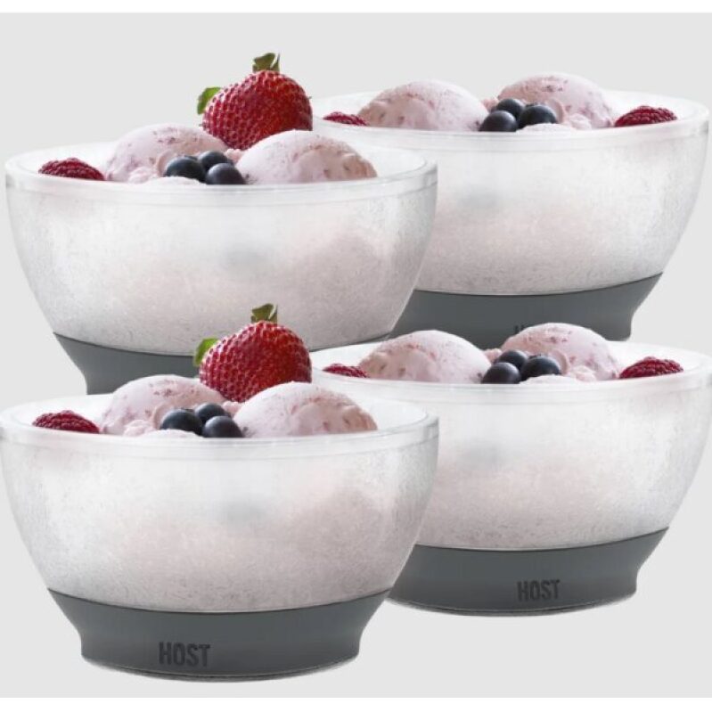 4-Pack Host Ice Cream Freeze Bowls - Today's Best Deal