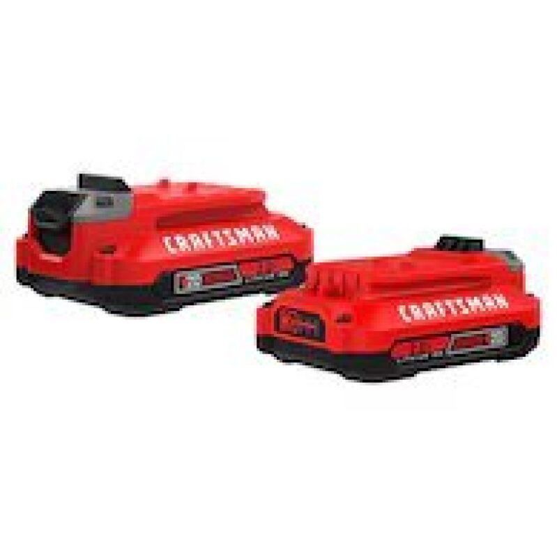CRAFTSMAN V20 20-Volt 2-Pack Lithium-Ion Batteries (2.0 Ah Each)