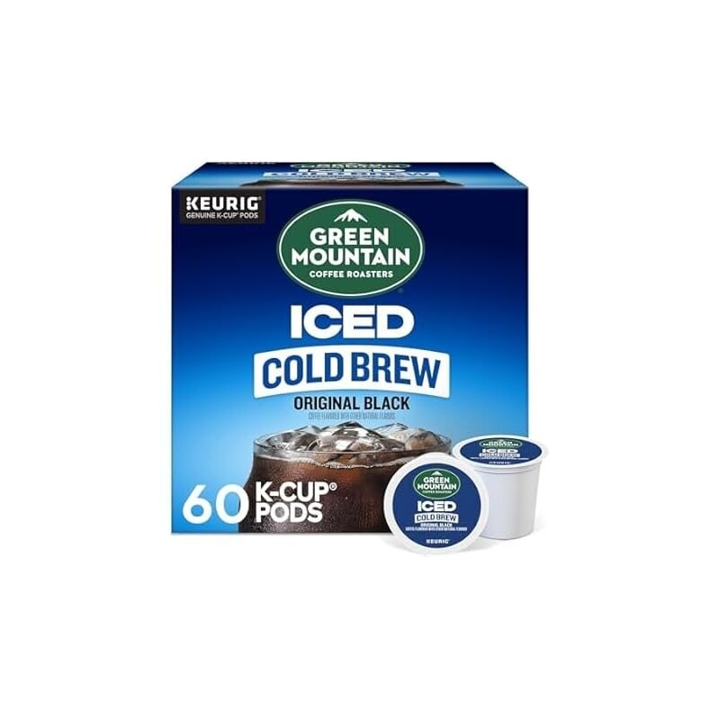 Green Mountain Iced Cold Brew Coffee Pods - 60ct Black