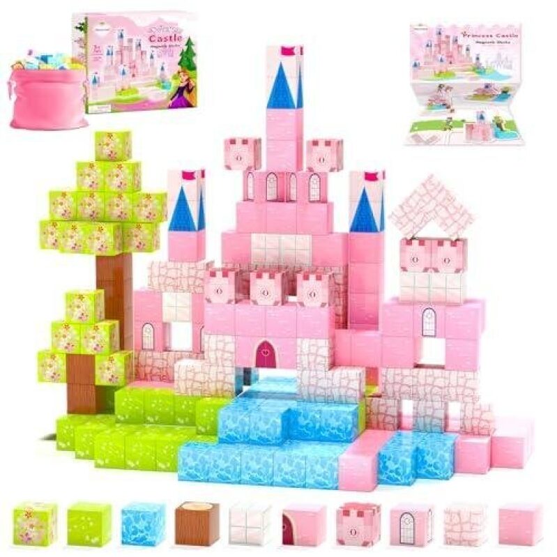 Magnetic Princess Castle STEM Building Blocks - 66% OFF