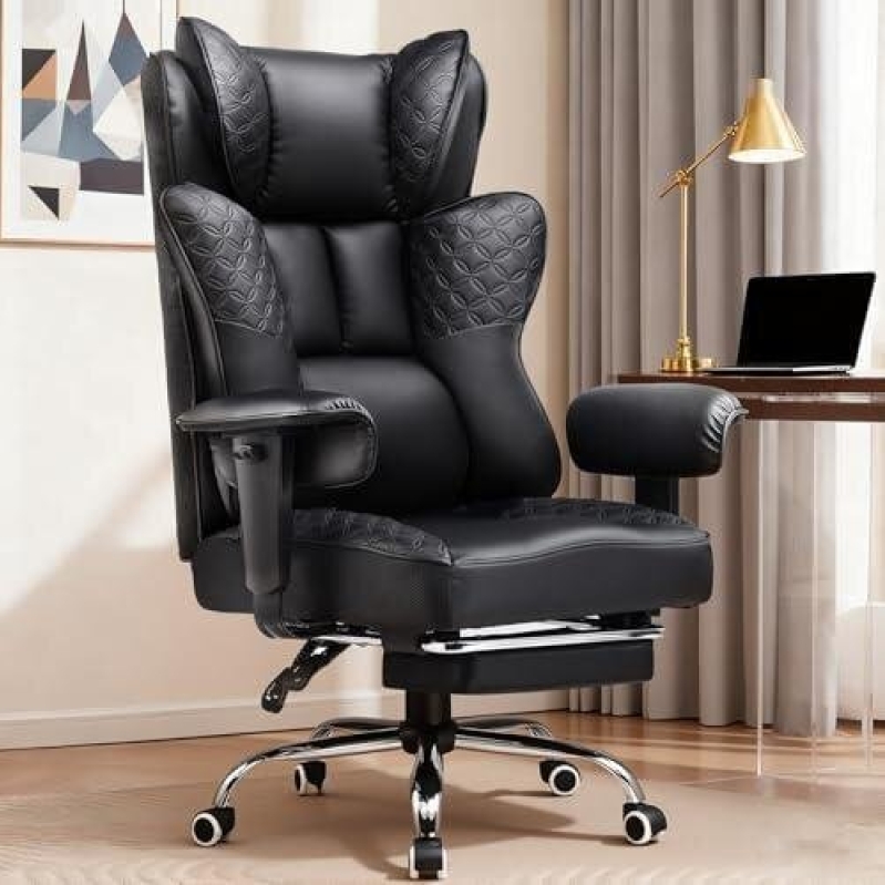 GTPLAYER Executive Office Chair with Footrest - Ergonomic Gaming Chair