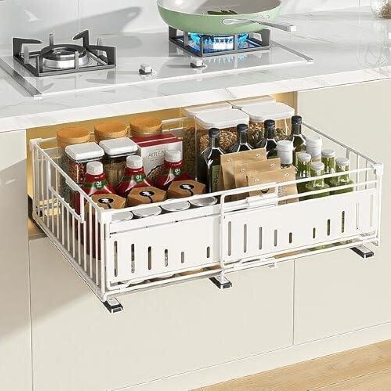 Maximize Kitchen Space with 50% Off Expandable Under Sink Drawer