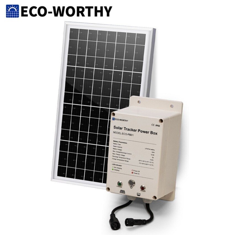 Powerful ECO-WORTHY Solar Tracker Power Box for Independent Solar Systems