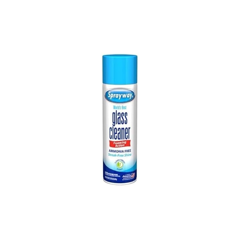 High-Efficiency Glass Cleaner Aerosol - Streak-Free Shine