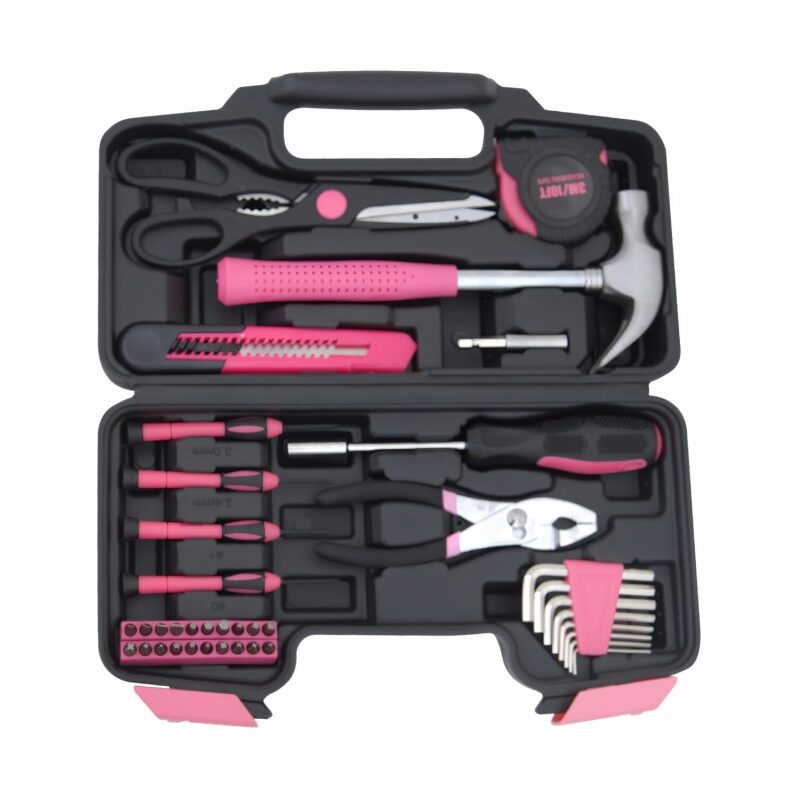 39-Piece Household Tools Kit: Essential Home Repair Set