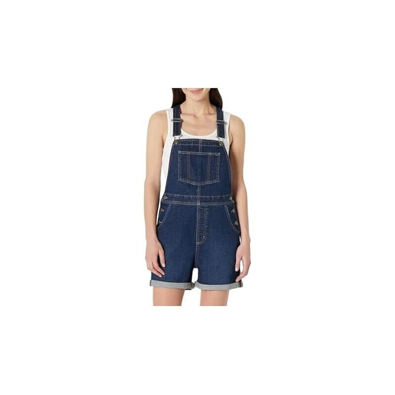 Amazon Essentials Women's Medium Stretch Relaxed-Fit Denim Short - Comfortable and Durable Denim