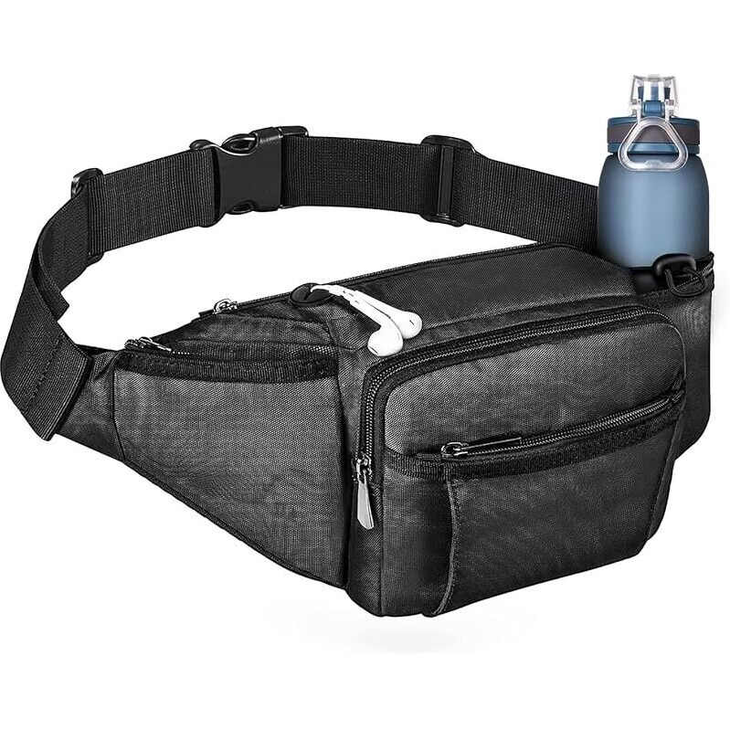 Noola Adjustable Multi Pocket Waist Bag for Hiking and Outdoor Activities