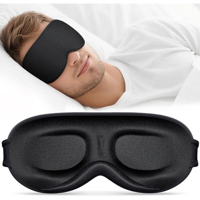 Vynix 3D 100% Blackout Sleep Mask for Deep Rest Anywhere