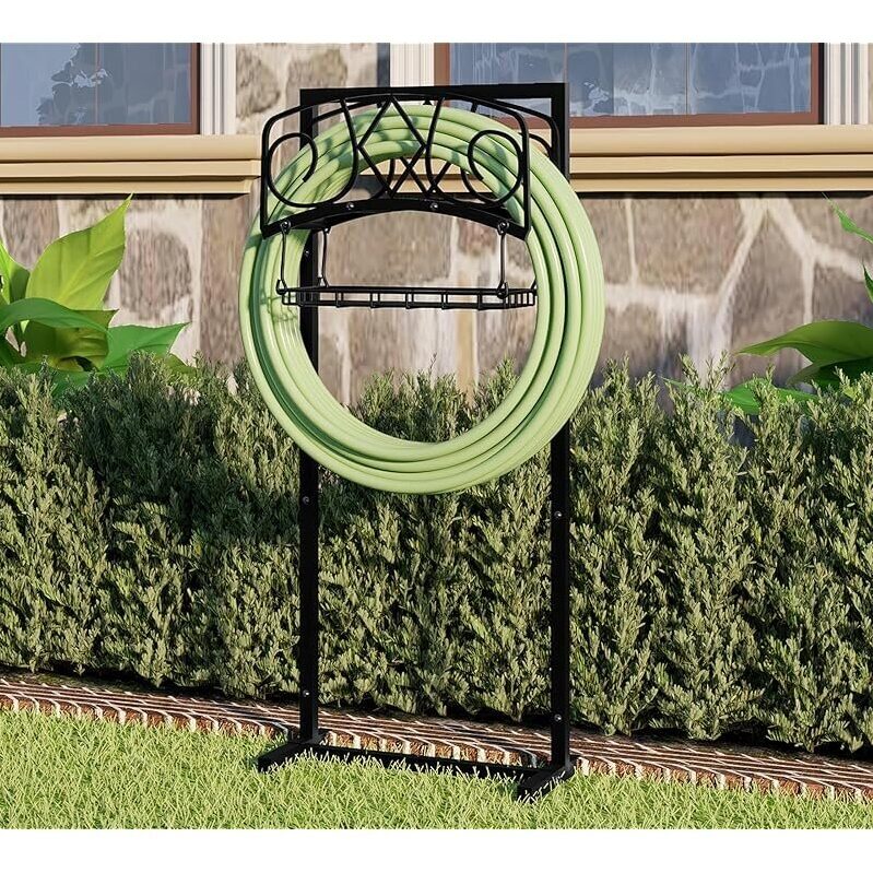 Freestanding Garden Hose Organizer - 150FT - Efficient Outdoor Storage