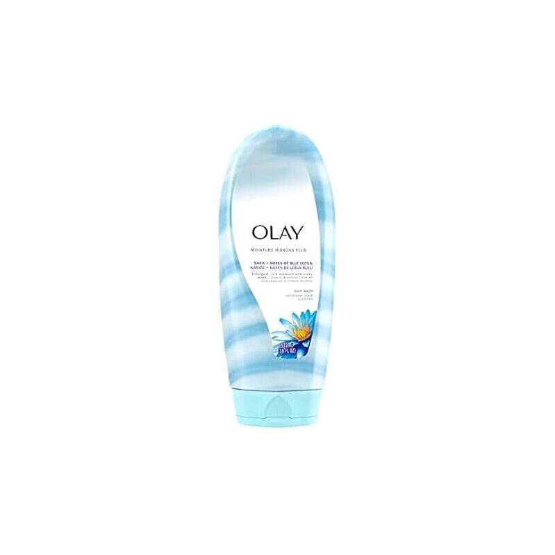 Olay Moisture Ribbons Plus Shea + Blue Lotus Body Wash - Luxurious Hydration