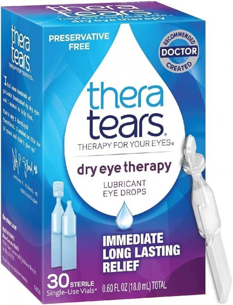 TheraTears Dry Eye Therapy Lubricating Eye Drops - Immediate Relief