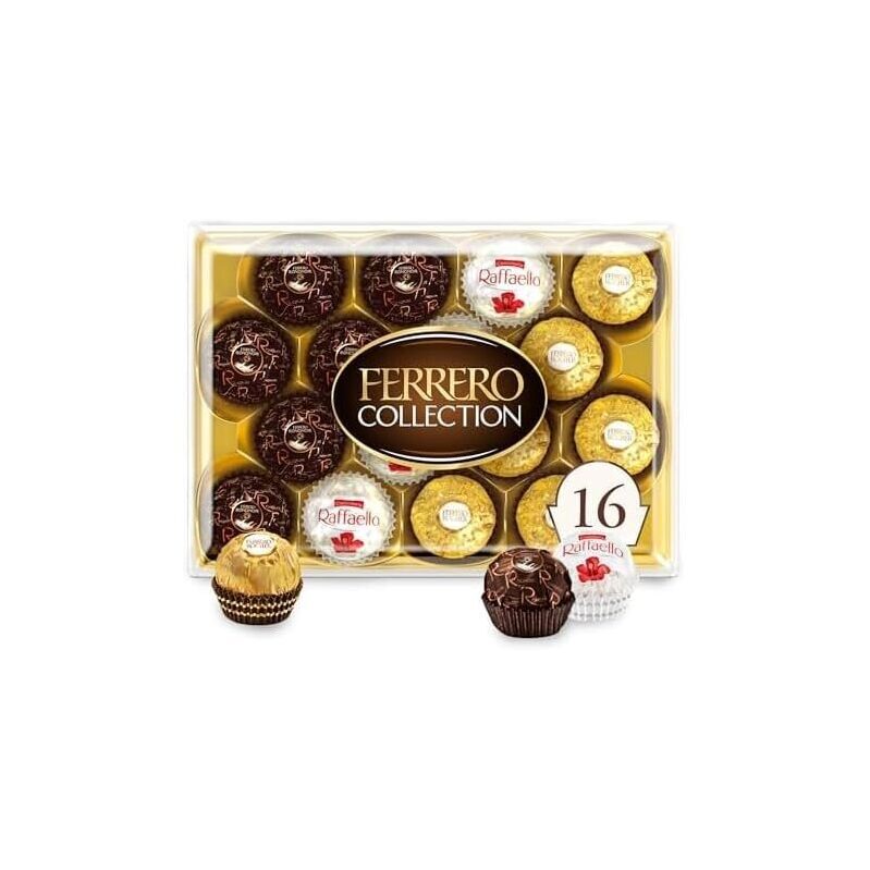 Ferrero Collection Gourmet Gift Box: 16 Exquisite Chocolates, 6.1oz