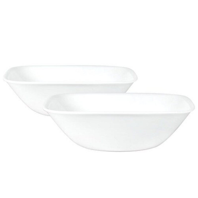 Corelle Square Bowls Set - Durable, Dishwasher Safe, and Affordable