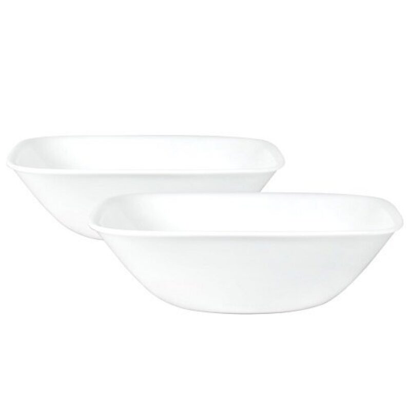 Corelle Square Bowls Set - Durable, Dishwasher Safe, and Affordable