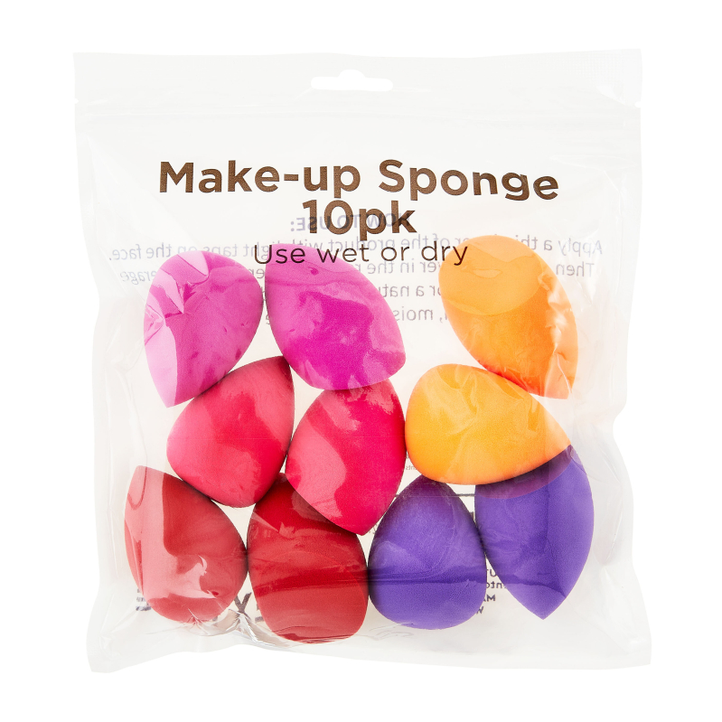 10-Count Walmart Make-up Sponges for Versatile Application