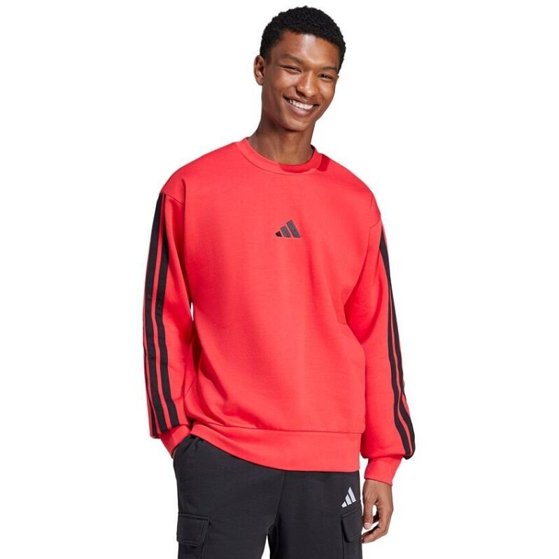 Adidas Men's Essentials 3-Stripes Fleece Sweatshirt - Comfortable and Stylish