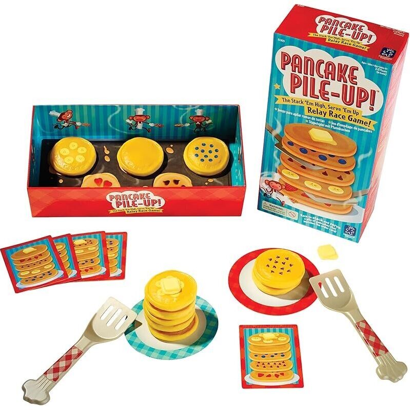 Pancake Pile-Up Board Game: Fun Stacking Challenge for Kids