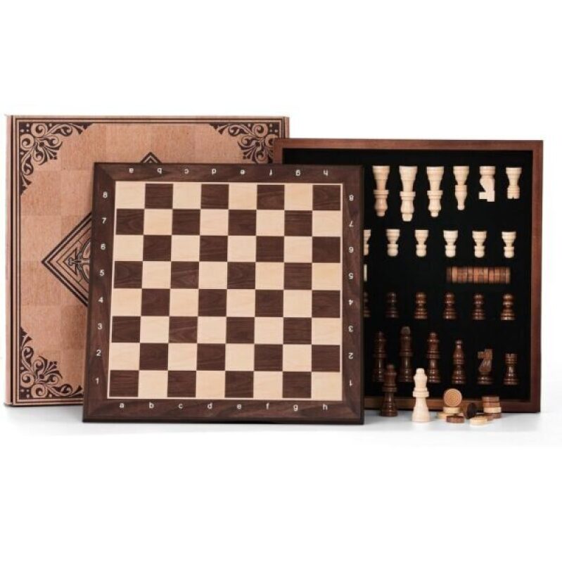 Wooden International Chess Set for Kids -50% Discount