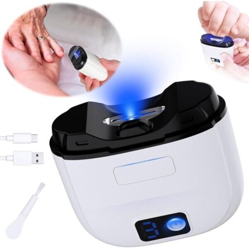 Bstsilver Electric Nail Clipper and Polisher with Light - Save 48%