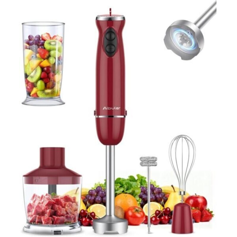 5-in-1 Hand Blender - Perfect for Smoothies, Soups, and More