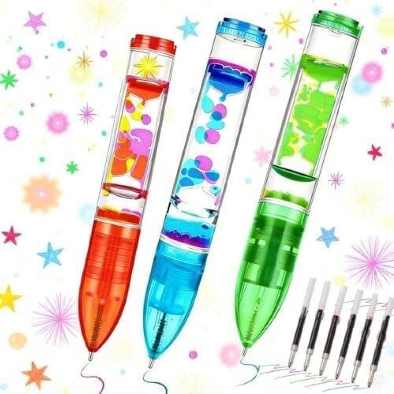 64% Off Multi-Color Stress Relief Pens with Bubble Effects