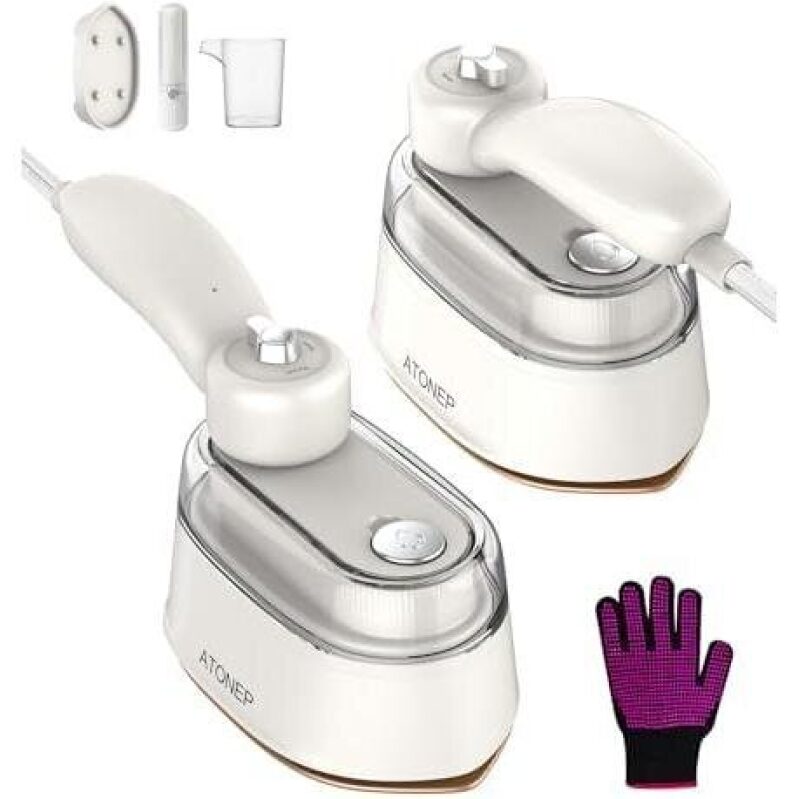 Portable Steam Iron - 1100W Handheld Steamer, 75% OFF