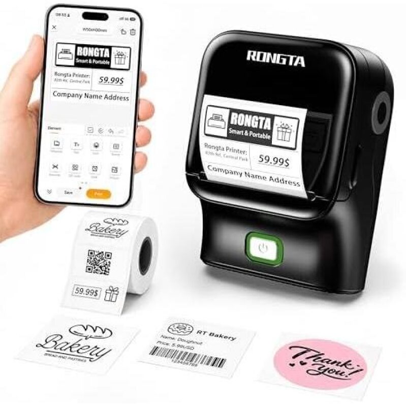 RONGTA Bluetooth Label Printer - 50% Discount