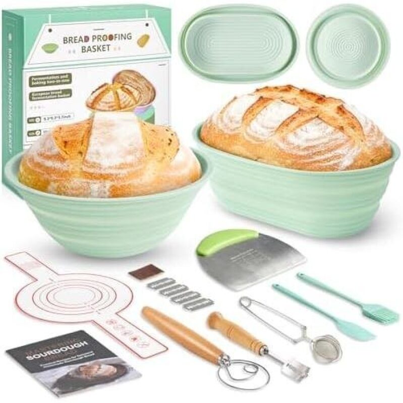 Silicone Bread Proofing Basket Set - 45% OFF