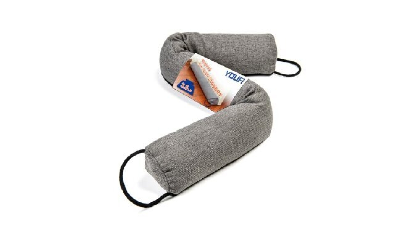 YOUFi 36 Inch Weighted Door Draft Stopper - Heavy Duty, Self-Resetting, All-Weather Protection